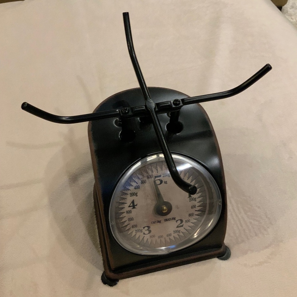 Scale Antique Style Decorative Black Brown - Picture 5 of 5